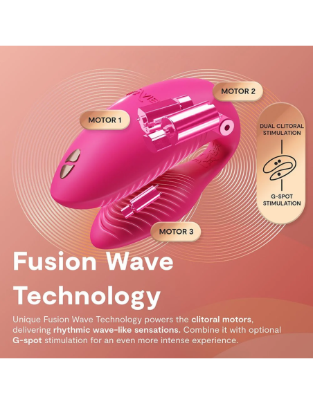We-vibe - chorus pro vibrador premium para parejas rosa eléctrico