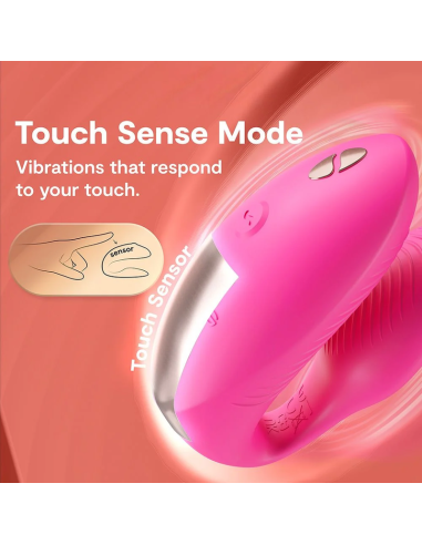 We-vibe - chorus pro vibrador premium para parejas rosa eléctrico
