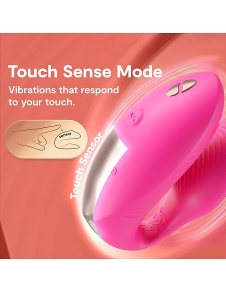 We-vibe - chorus pro vibrador premium para parejas rosa eléctrico