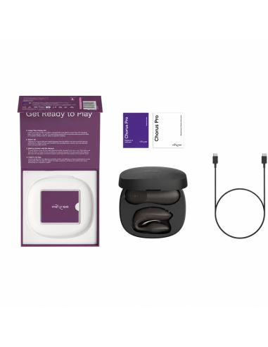 We-vibe - chorus pro vibrador premium para parejas negro satinado