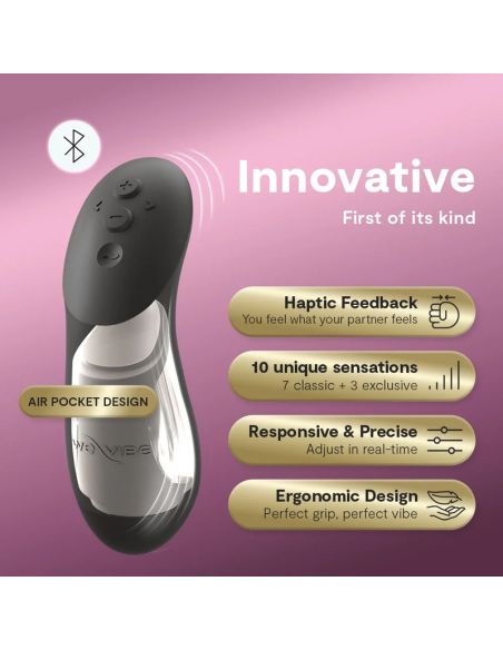 We-vibe - chorus pro vibrador premium para parejas negro satinado