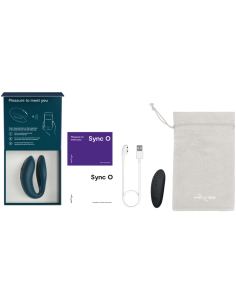 We-vibe - sync 2 vibrador ajustable para parejas verde terciopelo 2