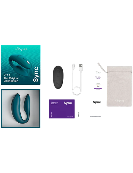 We-vibe - sync 2 vibrador ajustable para parejas verde terciopelo