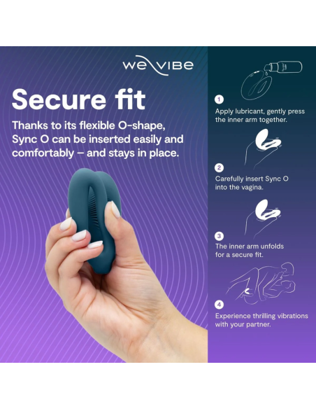 We-vibe - sync 2 vibrador ajustable para parejas verde terciopelo
