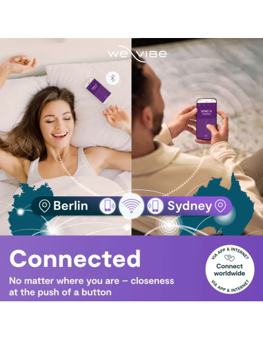 We-vibe - sync 2 vibrador ajustable para parejas verde terciopelo