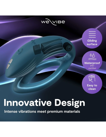 We-vibe - sync 2 vibrador ajustable para parejas verde terciopelo