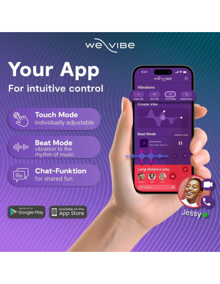 We-vibe - sync 2 vibrador ajustable para parejas verde terciopelo