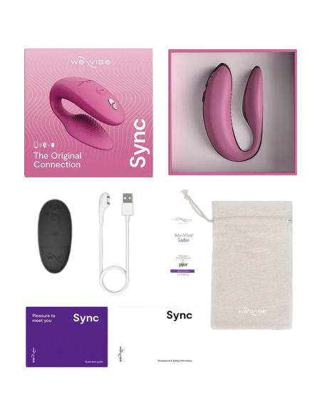We-vibe - sync 2 vibrador ajustable para parejas rosa