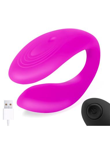 Roomie Vibrador para Parejas Silicona Líquida Unibody Control Remoto USB