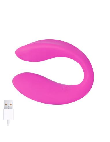 Roomie Vibrador para Parejas Silicona Líquida Unibody Control Remoto USB