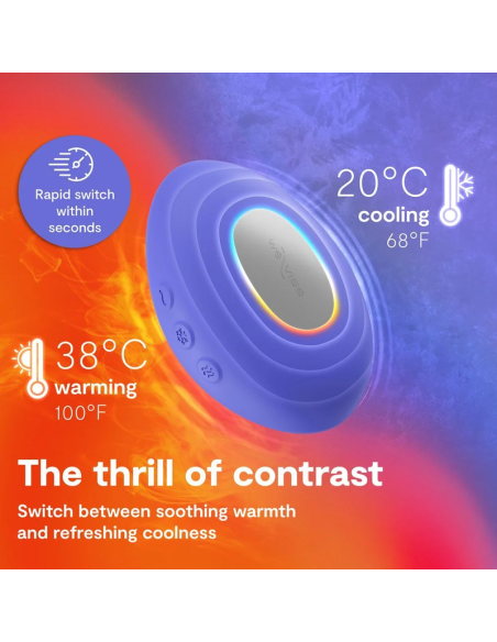 We-vibe - temp vibrador con función de calor y frío azul lavanda