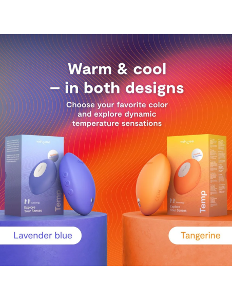 We-vibe - temp vibrador con función de calor y frío azul lavanda