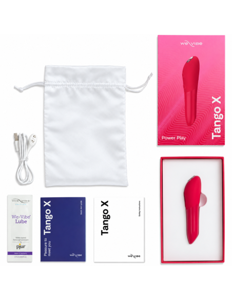 We-vibe - tango x vibrador bala recargable rojo cereza