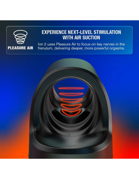 Arcwave - ion 2 masturbador masculino con estimulación por ondas de aire negro