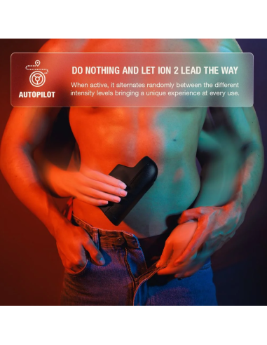 Arcwave - ion 2 masturbador masculino con estimulación por ondas de aire negro
