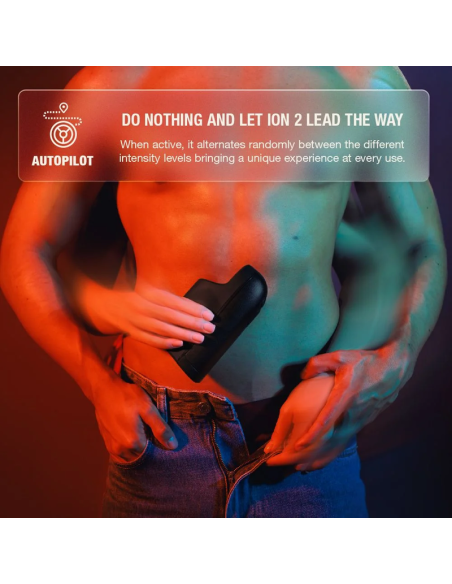 Arcwave - ion 2 masturbador masculino con estimulación por ondas de aire negro