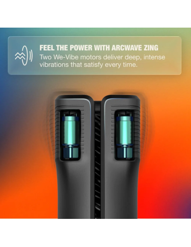 Arcwave - zing masturbador masculino vibrador con doble motor negro