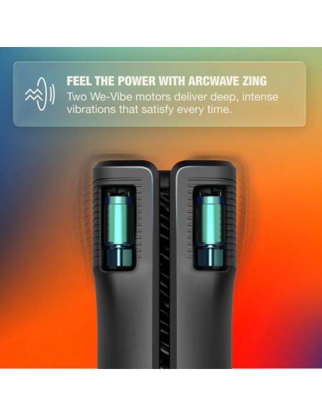 Arcwave - zing masturbador masculino vibrador con doble motor negro