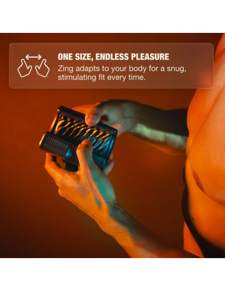 Arcwave - zing masturbador masculino vibrador con doble motor negro