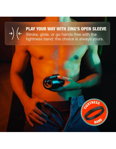Arcwave - zing masturbador masculino vibrador con doble motor negro