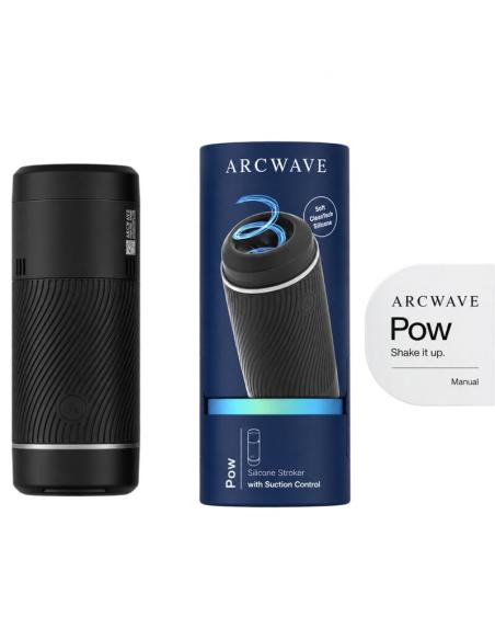 Arcwave - pow masturbador manual con control de succión negro