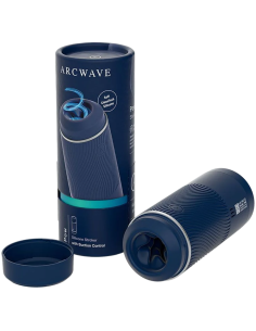 Arcwave - pow masturbador manual con control de succión azul 2