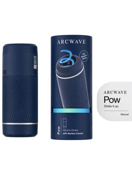 Arcwave - pow masturbador manual con control de succión azul