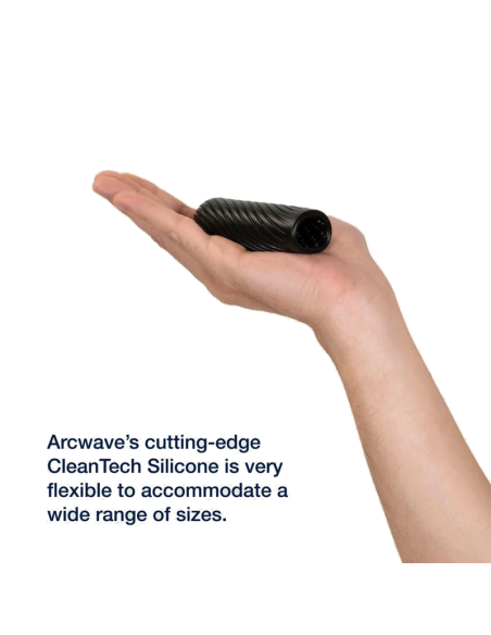 Arcwave - ghost masturbador reversible de silicona negro