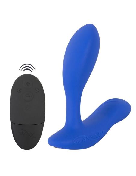We-vibe - vector+ masajeador de próstata con doble estimulación azul real