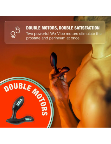 Arcwave - perk masajeador prostático vibrador con doble motor y control remoto negro