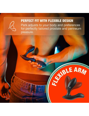 Arcwave - perk masajeador prostático vibrador con doble motor y control remoto negro
