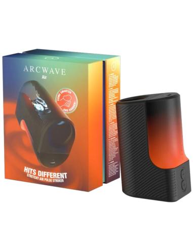 Arcwave - air masturbador masculino elástico con pulsos de aire y 6 intensidades negro