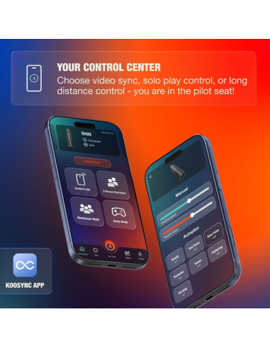 Arcwave - orbit masturbador masculino giratorio 360° con control mediante aplicación negro