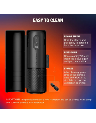 Arcwave - orbit masturbador masculino giratorio 360° con control mediante aplicación negro