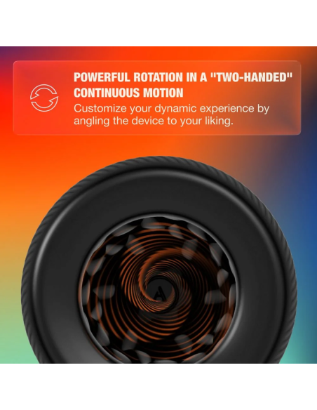 Arcwave - orbit masturbador masculino giratorio 360° con control mediante aplicación negro