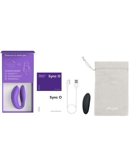 We-vibe - sync o vibrador para parejas con estimulación envolvente púrpura claro