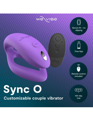 We-vibe - sync o vibrador para parejas con estimulación envolvente púrpura claro