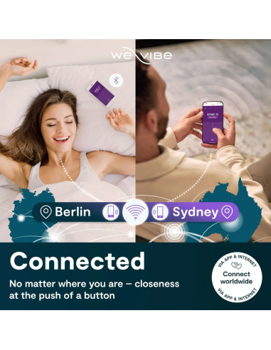 We-vibe - sync o vibrador para parejas con estimulación envolvente púrpura claro