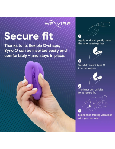 We-vibe - sync o vibrador para parejas con estimulación envolvente púrpura claro