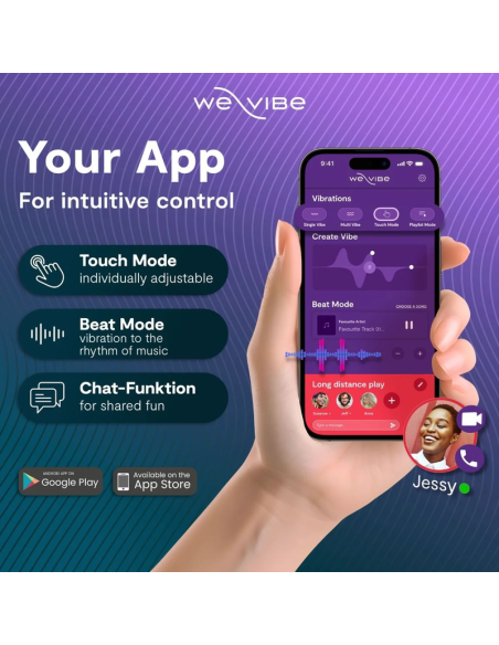We-vibe - sync o vibrador para parejas con estimulación envolvente púrpura claro