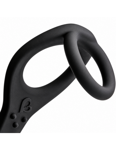 Rocks-off - ro-zen estimulador prostático vibrador con doble anillo 7 velocidades negro