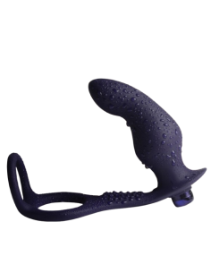 Rocks-off - nova zenturian plug prostático vibrador con anillos 16 modos azul oscuro