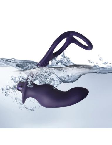 Rocks-off - nova zenturian plug prostático vibrador con anillos 16 modos azul oscuro