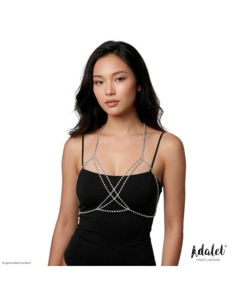 Ginevra Sujetador Plateado Talla Única