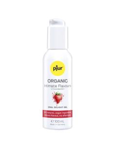 Pjur - organic intimate flavours gel íntimo oral sabor fresa 100 ml