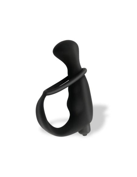 Iuterp Plug Anal con Vibración y Anillo para el Pene