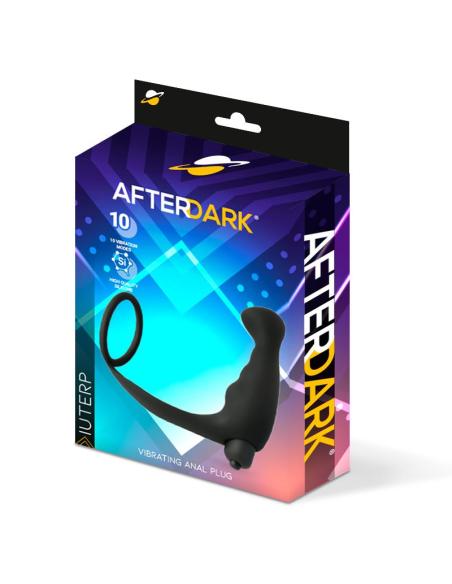 Iuterp Plug Anal con Vibración y Anillo para el Pene