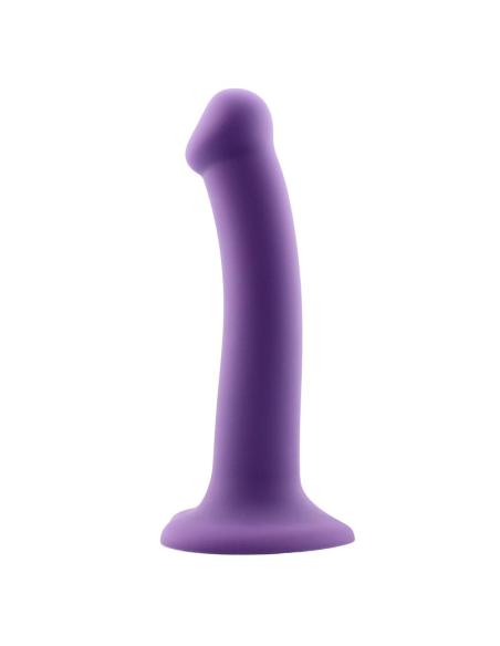 Bouncy Dildo Silicona Líquida Hiper Flexible 7 - 18 cm Talla M Púrpura