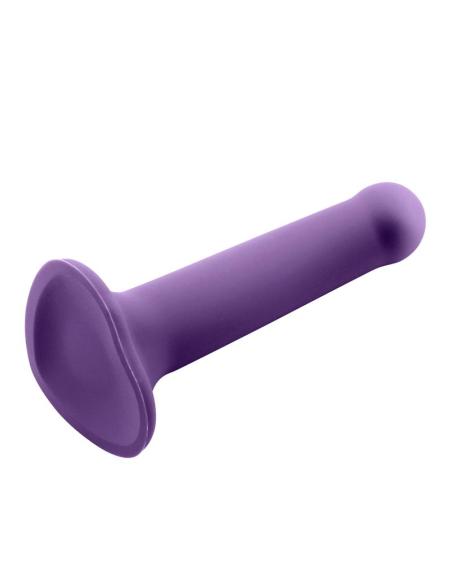 Bouncy Dildo Silicona Líquida Hiper Flexible 7 - 18 cm Talla M Púrpura