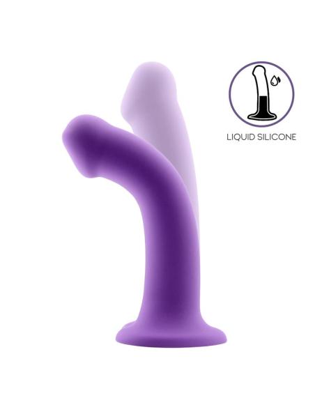 Bouncy Dildo Silicone Flexible Hiper Flexible 7.5 - 19 cm Talla L Púrpura